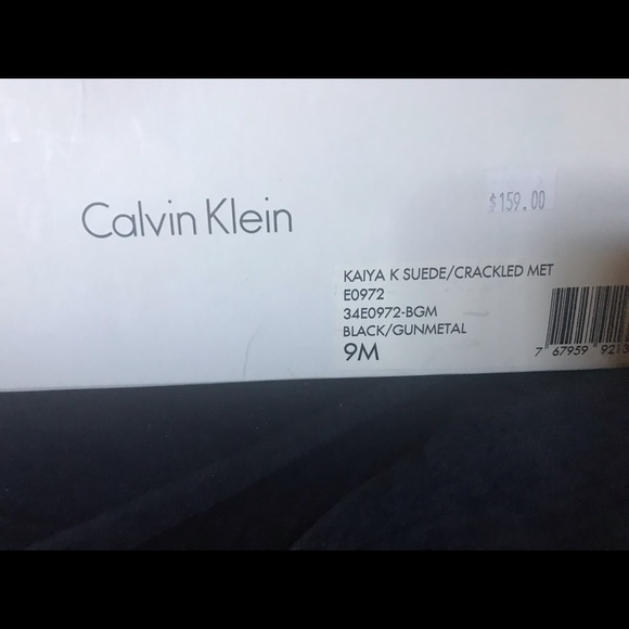 NWT Calvin Klein Womens Kaiya Peep Toe Booties. Size 9 - Picture 3 of 3